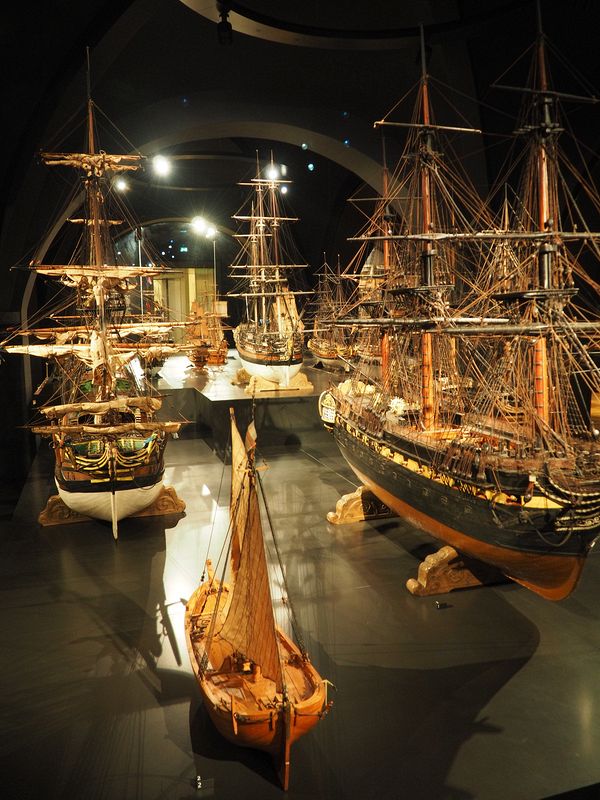 Models of ships