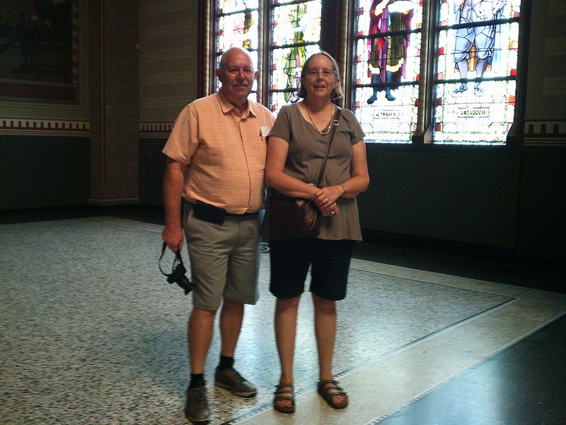 Pete and June at the Rijksmuseum