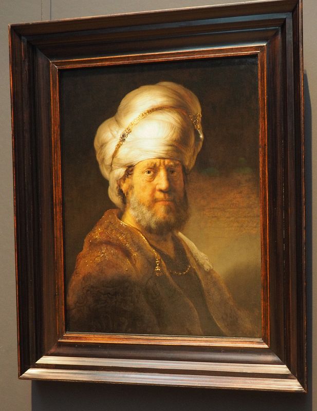 Rembrandt's Man in Oriental Dress