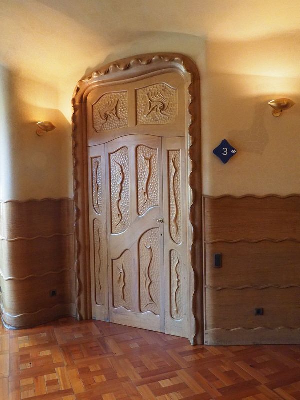 Decorated door