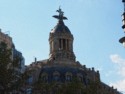 Dome with someone riding a bird