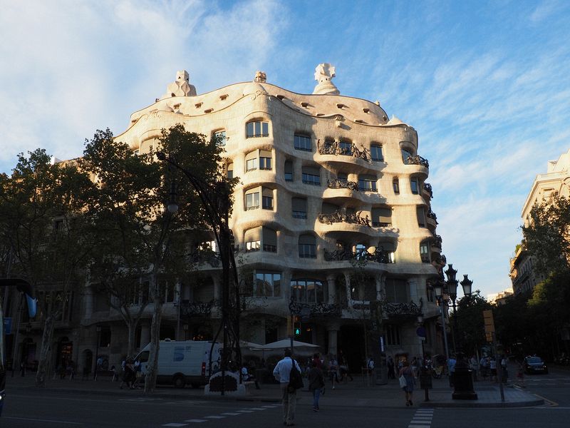 La Pedrera at sunset