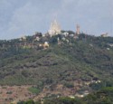 Sagrat Cor church in the distance