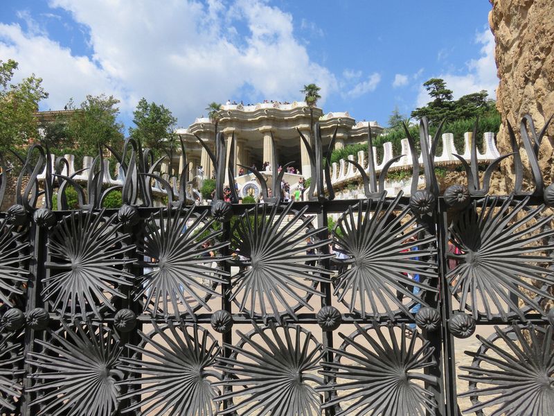 Wrought iron fence