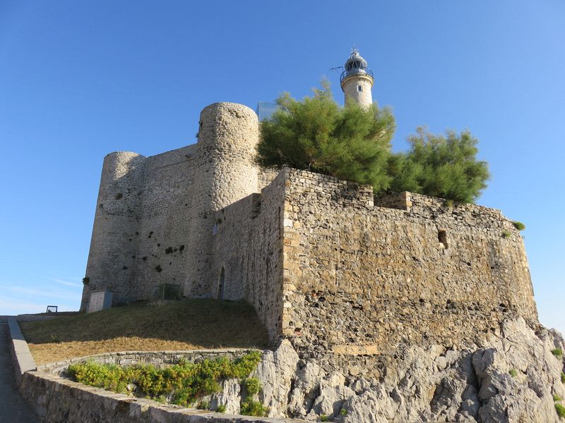 Lighthouse on the old castle