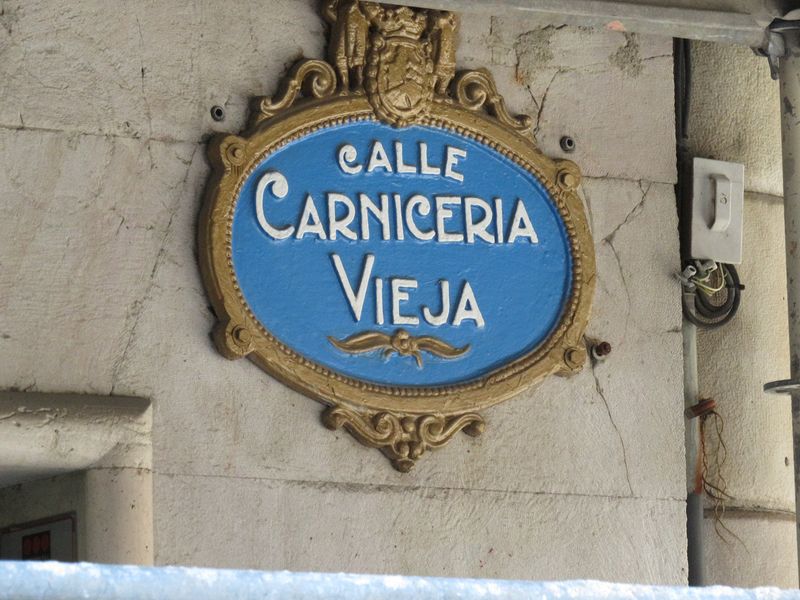 One of the decorative street signs