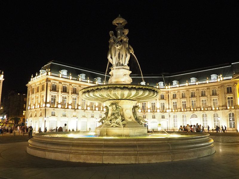 Fountain at the Place de la Bourse