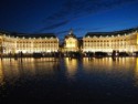 Place de la Bourse at night