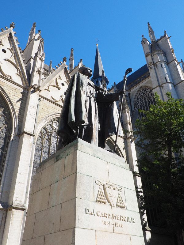 Cardinal Mercier statue