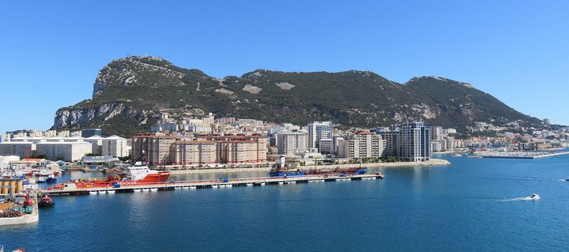 The entire Rock of Gibraltar