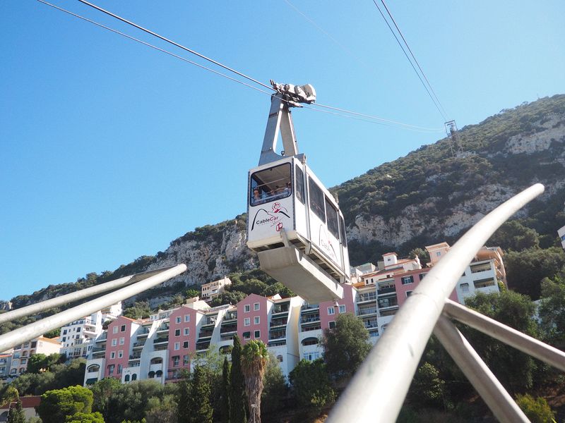 Cable car to the top of the Rock