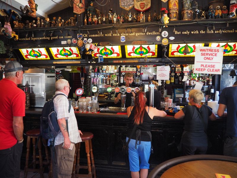 Inside the pub