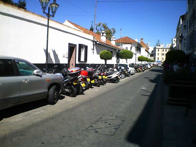 Lots of motorbikes