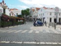 A Smart car in downtown Cascais