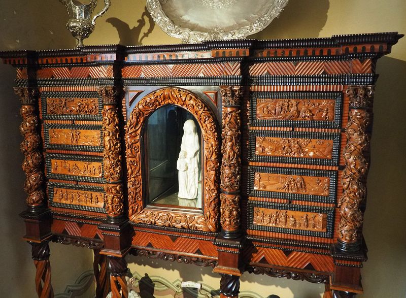 A very fancy carved chest