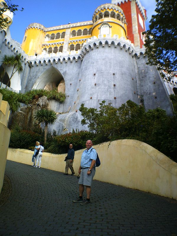 Pete walks towards the main gate