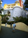 Pete walks towards the main gate