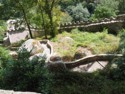 Walkways along the castle walls