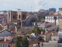 We see Lisbon Cathedral as we leave Lisbon