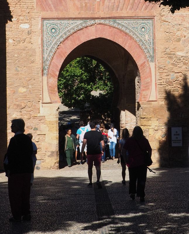 Arched gateway in the Moorish style