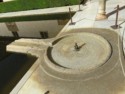 Fountain filling the reflecting pool