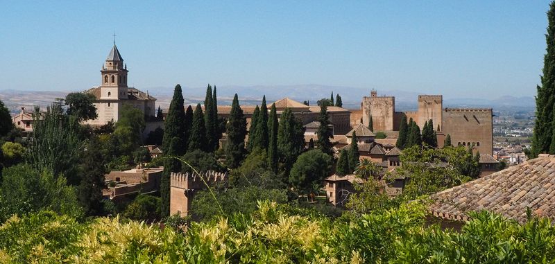 Looking back at the Alhambra