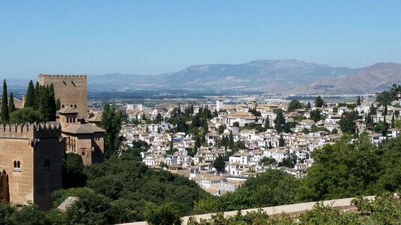 The village next to the Alhambra