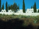 This cemetery looks like a village