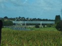 A new bridge and an old Roman bridge