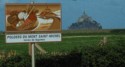 We catch our first glimpses of Mont Saint-Michel in the distance