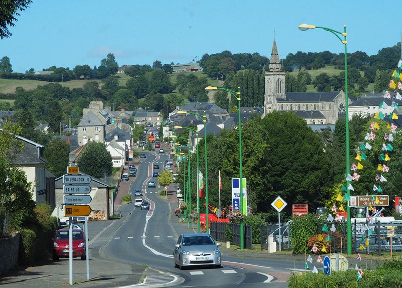 We pass through the town of Percy