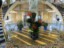 Flower arrangement in the atrium