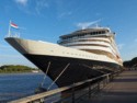 Prinsendam docked at the quay in Bordeaux