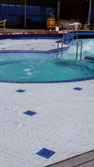 White Caps on the Pool in Rough Seas