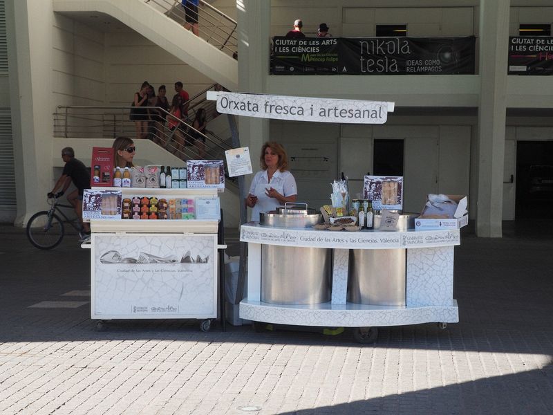 Fresh horchata stand