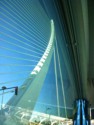 The cable tower for the Puente de l'Assut de l'Or