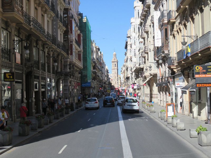 Typical street in Valencia