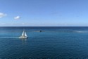 A sailboat as we arrive in Aruba