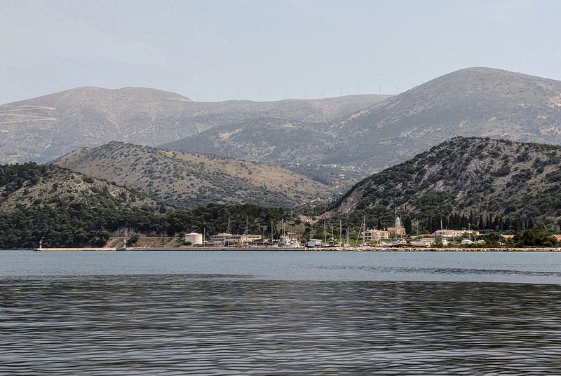 A small village across the bay