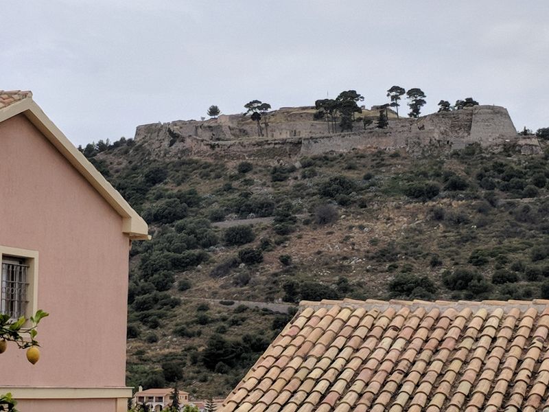 Ruins of the Castle of St George above the monastery