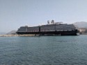 The Oosterdam docked at the city pier