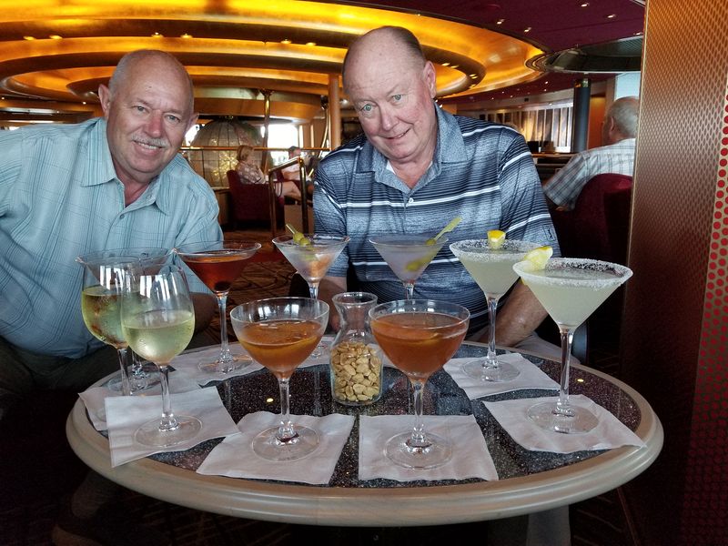 Pete, Livingston, and lots of cocktails