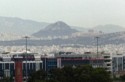 Mount Lycabettus and the Parthenon in the distance