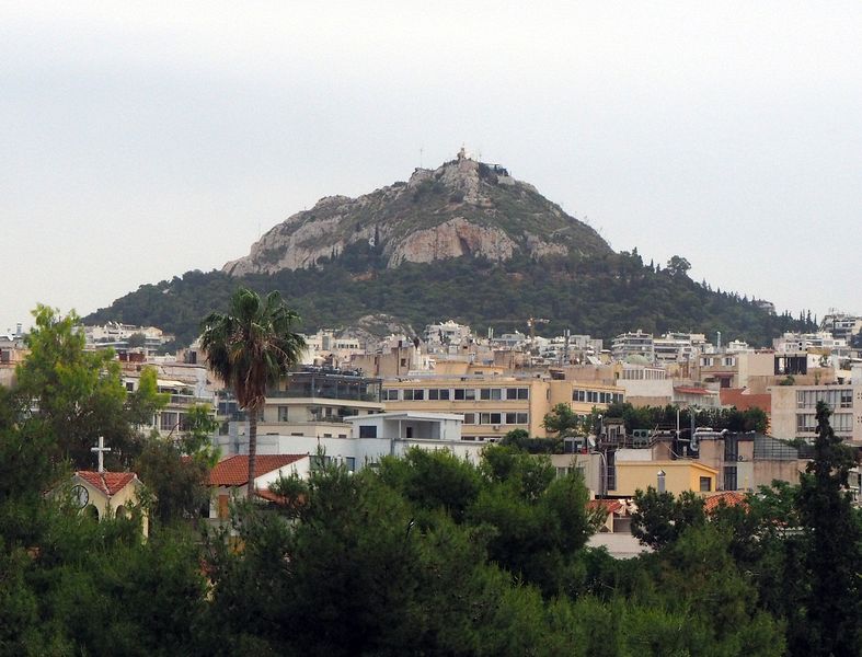 A view of Mount Lycabettus