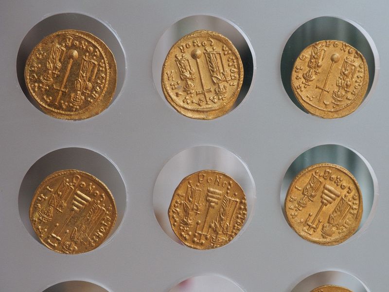 Ancient gold coins