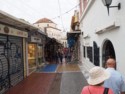 Colorful walkway amongst the shops