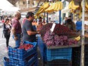 Fruit stand next to the train station