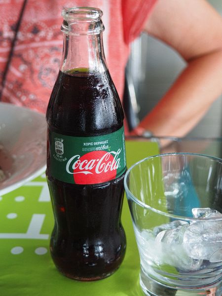 Greek Coke is made with sugar