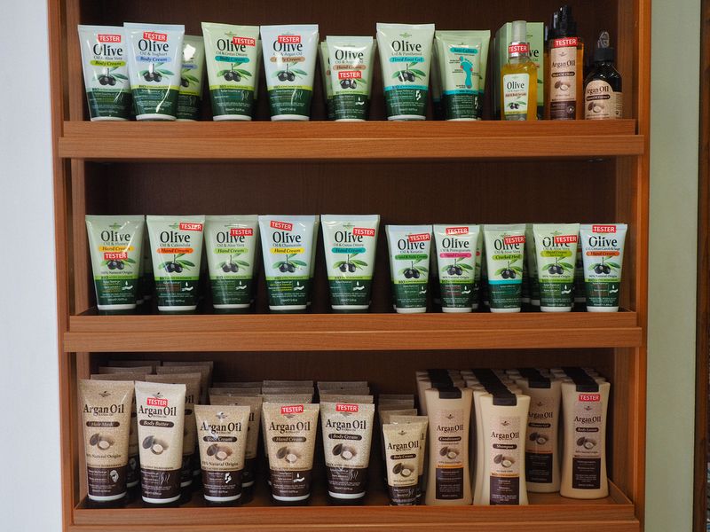 Lotions made with olive oil