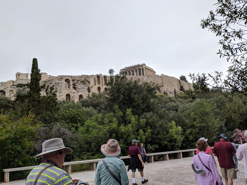 Approaching the Acropolis